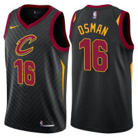 2017-18 Cedi Osman Cavaliers #16 Black Jersey