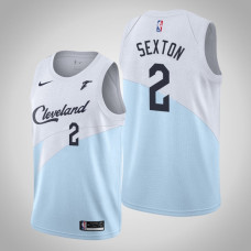 Cleveland Cavaliers #2 Collin Sexton Blue Earned Jersey