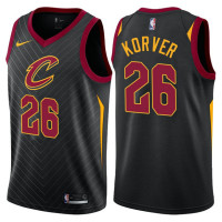 2017-18 Kyle Korver Cavaliers #26 Black Jersey