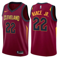 2017-18 Larry Nance Jr. Cavaliers #22 Wine Jersey