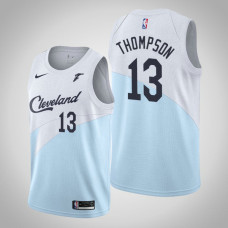 Cleveland Cavaliers #13 Tristan Thompson Blue Earned Jersey