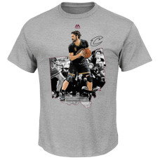 Cavaliers #0 Kevin Love Bigger Prize Gray T-Shirt