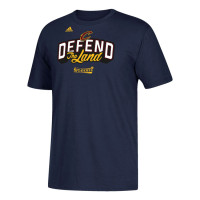 2017 Playoff Cavaliers Defend The Land Logo Navy T-Shirt