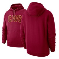 Cavaliers Maroon Courtside French Terry Pullover Hoodie