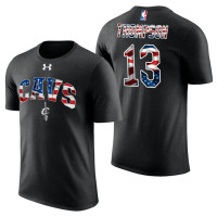 Cleveland Cavaliers #13 Tristan Thompson Independence Day T-Shirt