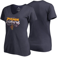 Women's Cavaliers Navy 2017 Central Division Champions T-Shirt