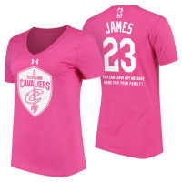 Women's LeBron James Cavaliers #23 Mother's Day T-Shirt
