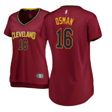 Women's Cleveland Cavaliers #16 Cedi Osman Icon Jersey