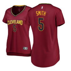 Women's J.R. Smith Cavaliers Icon Edition Maroon Replica Jersey