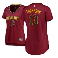 Women's Cleveland Cavaliers #13 Tristan Thompson Maroon Icon Jersey