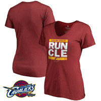 Women's Cavaliers Maroon RUN-CTY V-Neck T-Shirt