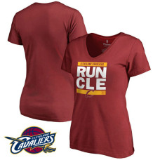 Women's Cavaliers Maroon RUN-CTY V-Neck T-Shirt