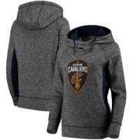 Women's Cavaliers Charcoal Navy Static Pullover Hoodie