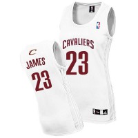 Women's Womens Cavaliers #23 Lebron James New Swingman White Jersey
