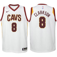 Youth Cleveland Cavaliers #8 Jordan Clarkson White Association Jersey