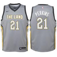 Youth Cleveland Cavaliers #21 Kendrick Perkins City Jersey