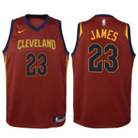 Youth LeBron James Cavaliers Icon Maroon Swingman Jersey