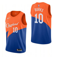 Youth Cleveland Cavaliers #10 Alec Burks Orange City Jersey