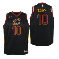 Youth Cleveland Cavaliers #10 Alec Burks Black Statement Jersey