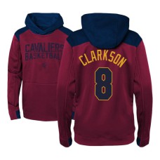 Youth Cleveland Cavaliers #8 Jordan Clarkson Outerstuff Off The Court Hoodie