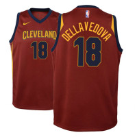 Youth Cleveland Cavaliers #18 Matthew Dellavedova Maroon Icon Jersey