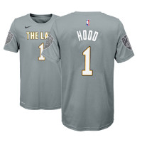 Youth Cleveland Cavaliers #1 Rodney Hood Gray City T-Shirt