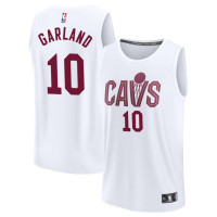 Youth Cleveland Cavaliers #10 Darius Garland Fast Break Replica Association Edition White Edition Jersey
