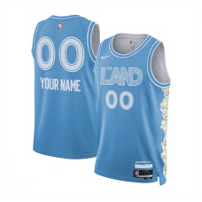 Cleveland Cavaliers #21 Emoni Bates 2024/25 Swingman City Edition Light Blue Jersey